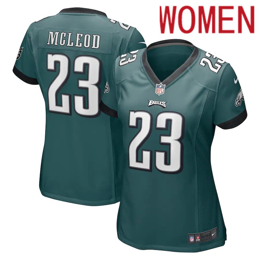Women Philadelphia Eagles 23 Rodney McLeod Nike Midnight Green Game NFL Jersey